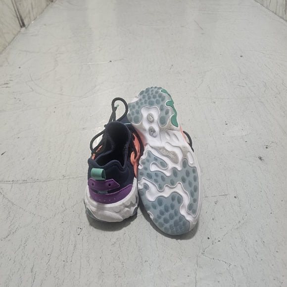 Nike (GS) REACT PRESTO Kids – Midnight Navy/Kinetic Green-magic Ember..Size 6(Y) - Picture 5 of 5